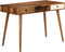 vidaXL - Schrijftafel - 110x55x76 - cm - massief - sheeshamhout