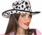 Atosa Carnaval verkleed Cowboy hoed Cows - wit/zwart - volwassenen - Koeien print