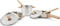 New Classic Toys - Metalen Pannenset - 7-delige set met houten handvatten en keukengerei