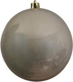 Kerstbal plastic glans 200mm parel