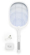 Elecfly InnovaGoods - 2-in-1 Oplaadbare Insectenracket - UV-licht 3000 V - Wit