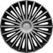 Gorecki Dakota - Wieldoppenset 13 Inch - Slagvast ABS - Zilver (4 stuks)