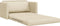 vidaXL - Ligbed - Sofa - 2-in-1 - Crème - 124x71x78 - cm - Stof