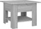 vidaXL - Salontafel - 55x55x42 - cm - bewerkt - hout - grijs - sonoma - eikenkleurig