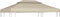 vidaXL - Vervangend - tentdoek - prieel - 310 - g/m² - 3x4 - m - beige