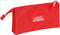 Pennenetui met 3 vakken Sevilla Fútbol Club Rood (22 x 12 x 3 cm)