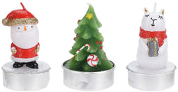 Theelicht Kerst met Figuur, 24st.