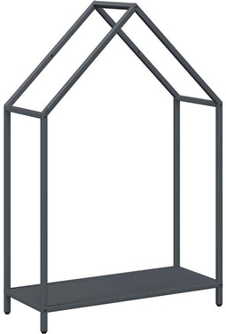 vidaXL - Brandhoutrek - 60x25x90 - cm - koudgewalst - staal - antracietkleurig