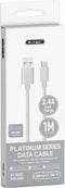 V-tac VT-5331 - Micro-USB naar USB Kabel - 1 meter - zilver
