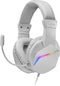 Mars Gaming MH122 - Gaming koptelefoon met microfoon - RGB - Wit