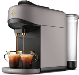 L'OR Barista Absolu - Koffiezetapparaat voor Capsules - 19 bar - Afneembaar Waterreservoir - Grijs