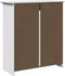 vidaXL - Gangkast - BODO - 80x35x90 - cm - wit