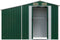 vidaXL - Tuinschuur - 277x93x179 - cm - gegalvaniseerd - staal - groen