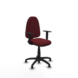 Bureaustoel Piqueras y Crespo B1D01RT Kastanjebruin