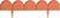 Prosperplast IKOS - Borderrand kunststof - 10 m - terracotta