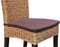 SVJ Eetkamerstoelen - 64x48x98 cm - Rotan - Bruin - Set van 6