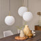 Light & Living Hanglamp Medina - Wit Glas - Ø30cm - Modern - Hanglampen Eetkamer, Slaapkamer, Woonkamer