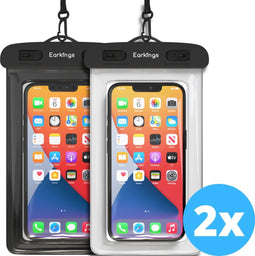 Waterdichte telefoonhoesjes - Set van 2 stuks - Inclusief veiligheidsband - Geschikt voor alle formaten (2 stuks)