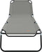 vidaXL - Opvouwbare - Ligbed - 2 - stuks - Draagbaar - Grijs - 600D - Oxford - Voortent