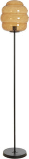 Light & Living Vloerlamp Misty - 160cm - Bruin/Zwart