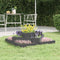 vidaXL - Plantenbak - 83x83x27 - cm - massief - grenenhout - grijs