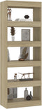 vidaXL - Boekenkast/kamerscherm - 60x30x166 - cm - bewerkt - hout - sonoma - eiken