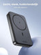Ugreen 10000mAh - Magnetische Draadloze Powerbank - 20W USB-C - Zwart