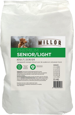 15 kg Millor extruded adult senior / light hondenvoer