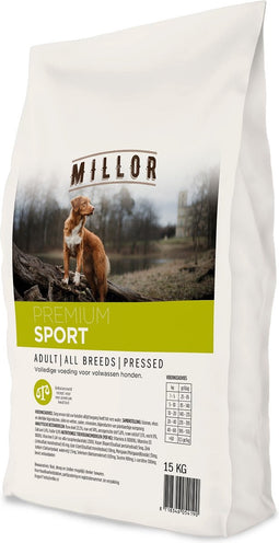 15 kg Millor premium pressed adult sport hondenvoer