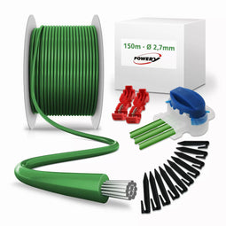 150m boundary cable (2.7mm) + 300 hooks + 10x cable connectors + 4x connection terminals for robotic