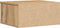 vidaXL - Printerstand - Artisan - Eiken - 49x40x22,5 - cm - Bewerkt - Hout