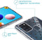iMoshion Hoesje Geschikt voor Samsung Galaxy A21s Hoesje Siliconen - iMoshion Design hoesje - Transparant / Zwart / Hearts All Over Black