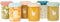 Babymoov ISY Bowls - 6 glazen bewaarpotjes - 250 ml