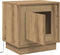 vidaXL - Nachttafel - met - LED - Verlichting - in - Artisan - Eiken - 44x34,5x45 - cm