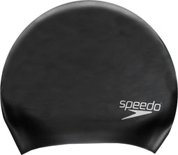 Speedo Long Hair Cap Unisex Badmuts - Zwart