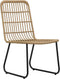 vidaXL - Tuinstoelen - 2 - stuks - poly - rattan - eikenkleurig