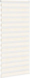vidaXL - Zebra - rolgordijn - 95x200 - cm - stofbreedte - 90,9 - cm - marmerbeige
