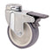 Rueda Ruedas Alex Grijs Rubber Poliamix Ø6 cm 50 kg draaibaar