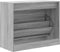 Schoenenkast 80x34x63 cm bewerkt hout grijs sonoma eikenkleurig