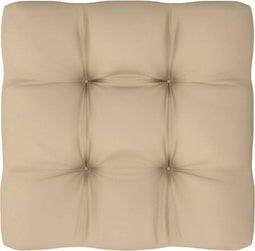 vidaXL Bankkussen pallet 70x70x10 cm beige