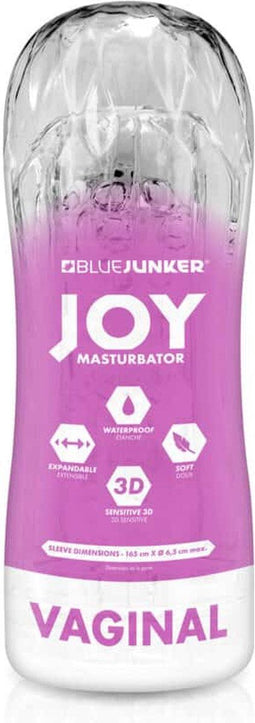 Blue Junker Joy - Masturbator - Vagina - Transparant/Roze - Kunstvagina -