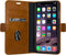 Dbramante1928 iPhone XS Max - Flip cover - Magneetsluiting en ruimte voor pasjes - Cognac