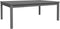 vidaXL Tuintafel 121x82,5x45 cm massief grenenhout grijs
