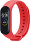 iMoshion Bandje Geschikt voor Xiaomi Mi Band 3 / 4 - iMoshion Siliconen band inkliksysteem ronde sluiting - Rood