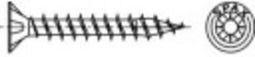 158883 Verzonken schroeven 5 mm 35 mm Kruiskop Pozidriv Staal Galvanisch verzinkt 200 stuk(s)