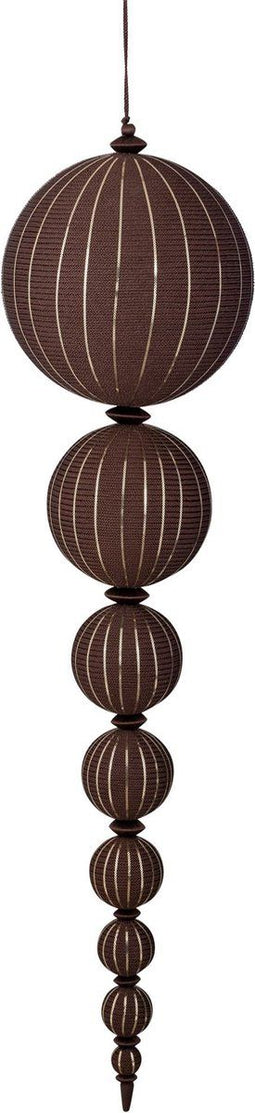 PTMD Deco Object Yossif - 30x30x123 cm - Polyester - Bruin