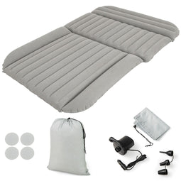 Coast Opblaasbaar SUV Luchtbed Auto Matras Grijs 190 x 130 x 15 cm - Dubbelzijdig Reisbed met