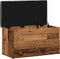 vidaXL - Opbergbankje - 82x42x45 - cm - bewerkt - hout - oud - houtkleurig