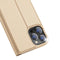 Dux Ducis - Slim bookcase hoes - Geschikt voor iPhone 13 Pro - Goud