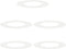 vidaXL - Plantenring - 5 - stuks - Wit - Ø40/70 - cm - Staal
